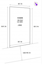 堺市堺区出島町、土地の間取り画像です