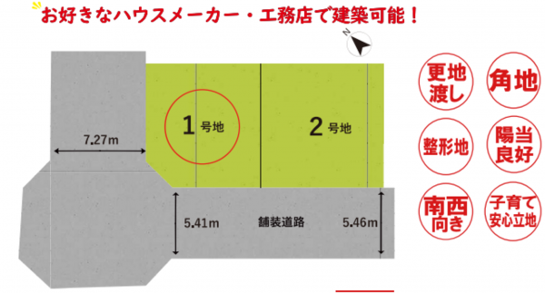堺市堺区高砂町、土地の間取り画像です