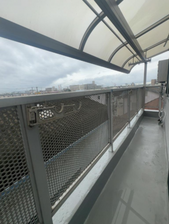 堺市堺区寺地町西、マンションのバルコニー画像です