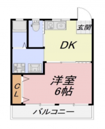 堺市堺区寺地町西、マンションの間取り画像です