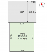 堺市堺区南島町、土地の間取り画像です