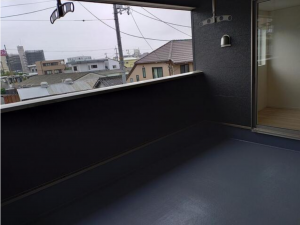 堺市堺区西湊町、新築一戸建てのバルコニー画像です