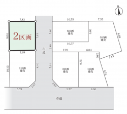 堺市堺区、土地の間取り画像です