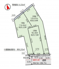 堺市堺区石津町、土地の間取り画像です