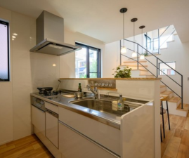 堺市堺区今池町、新築一戸建てのキッチン画像です