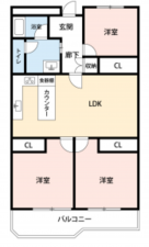 堺市堺区七道西町、マンションの間取り画像です