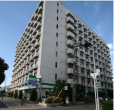 堺市堺区竜神橋町、マンションの間取り画像です