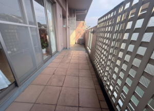 堺市堺区、マンションのバルコニー画像です