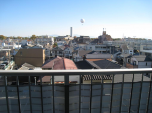 堺市堺区大仙中町、マンションのバルコニー画像です