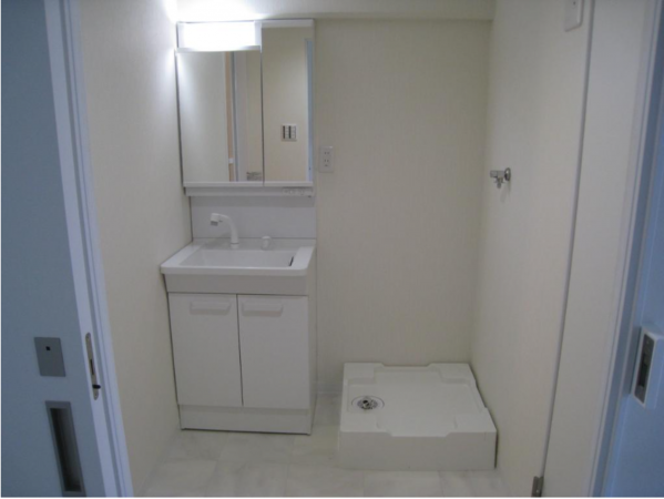 堺市堺区大仙中町、マンションの洗面画像です