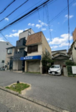 堺市堺区少林寺町西、土地の前面道路を含む現地写真画像です