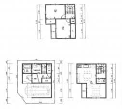 堺市堺区、新築一戸建ての間取り画像です