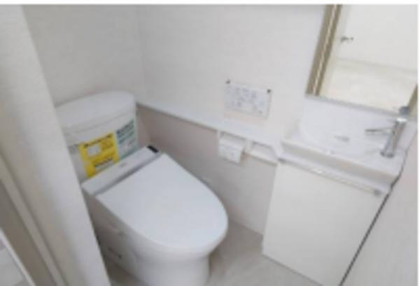 堺市堺区甲斐町東、収益物件/店舗付住宅のトイレ画像です