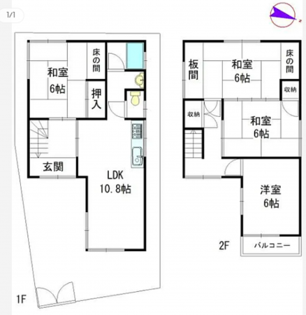 堺市堺区石津町、土地の間取り画像です