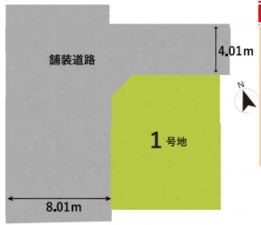 堺市堺区海山町、土地の間取り画像です