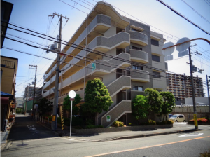 堺市堺区山本町、マンションの外観画像です