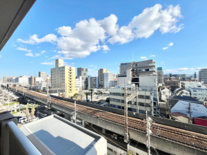 堺市堺区住吉橋町、マンションのバルコニー画像です