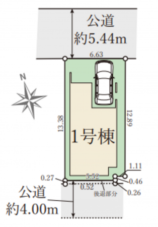 堺市堺区南向陽町、新築一戸建ての画像です