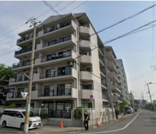 堺市堺区大浜南町、マンションの外観画像です