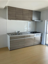 堺市堺区南陵町、収益物件/店舗付住宅のキッチン画像です