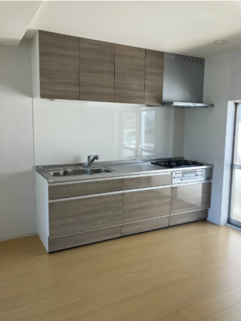 堺市堺区南陵町、収益物件/店舗付住宅のキッチン画像です