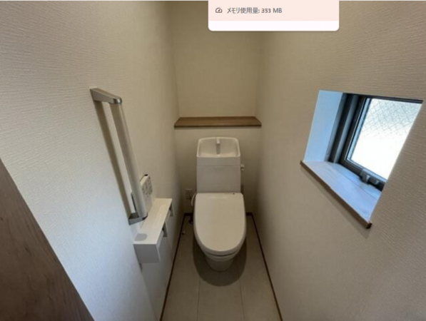 堺市堺区山本町、新築一戸建てのトイレ画像です