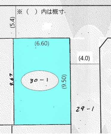 堺市堺区柏木町、土地の間取り画像です