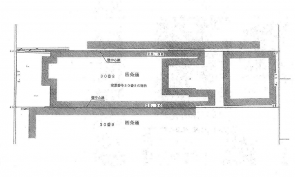 堺市堺区四条通、土地の間取り画像です