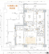堺市堺区、マンションの間取り画像です