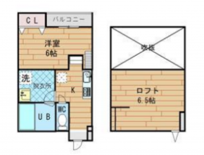 堺市堺区大浜北町、収益物件/アパートの間取り画像です