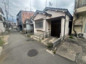 堺市堺区南旅篭町西、土地の前面道路を含む現地写真画像です