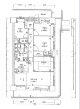 堺市堺区向陵東町、マンションの間取り画像です