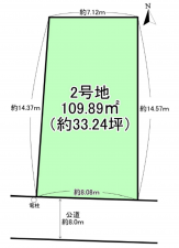 堺市堺区永代町、土地の間取り画像です