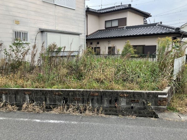 春日井市気噴町、土地の画像です