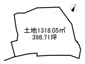 小牧市大字池之内、土地の間取り画像です