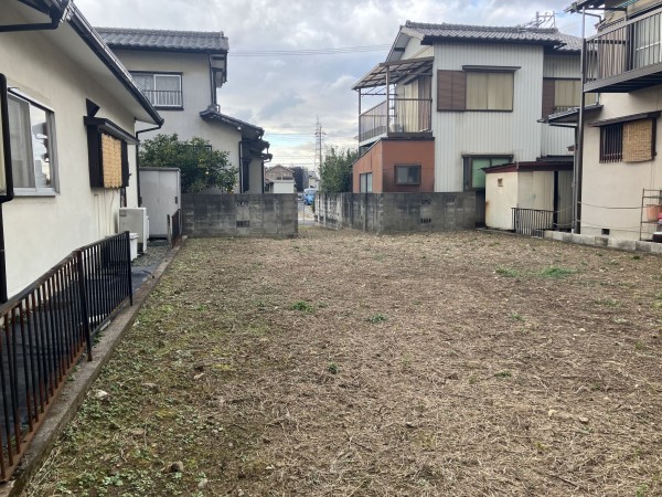 小牧市藤島町梵天、土地の画像です