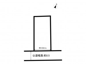 小牧市大字池之内、土地の間取り画像です