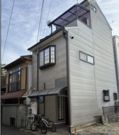 京都市上京区仁和寺街道御前通西入下横町、中古一戸建ての外観画像です