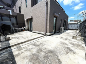 京都市上京区大上之町、マンションのバルコニー画像です