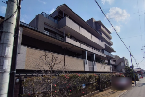 京都市上京区大上之町、マンションの外観画像です