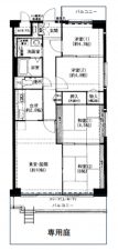 京都市上京区千本通一条上る泰童片原町、マンションの間取り画像です