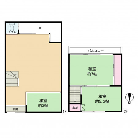 京都市上京区中務町、収益物件/店舗の間取り画像です