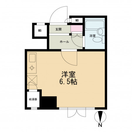 京都市中京区壬生仙念町、マンションの間取り画像です