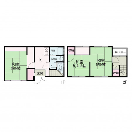 京都市上京区元誓願寺通大宮東入寺今町、中古一戸建ての間取り画像です
