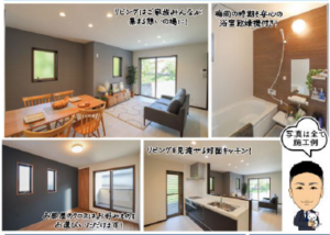 京都市中京区西ノ京月輪町、土地の建築プラン例画像です