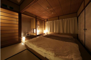 京都市中京区聚楽廻中町、中古一戸建ての寝室画像です