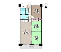 福山市日吉台、マンションの画像です