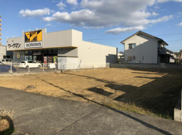 福山市新涯町、土地の間取り画像です