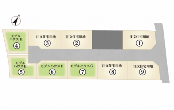 福山市水呑町、土地の間取り画像です