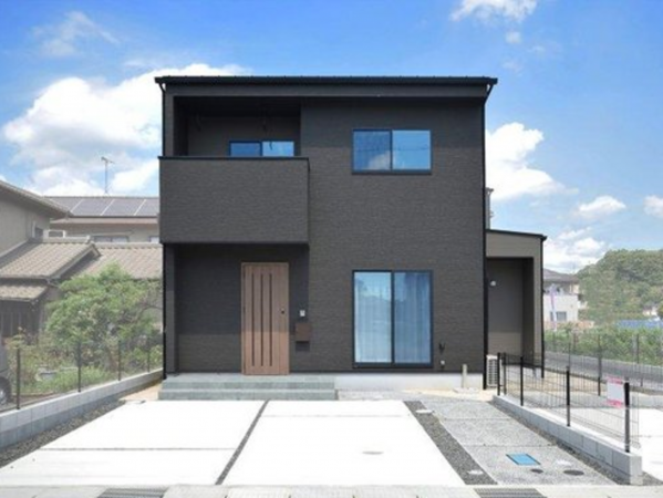 福山市大門町、新築一戸建ての外観画像です